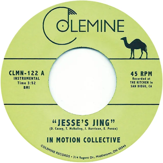 In Motion Collective Jesse's Jing 7-tommer svart vinyl singel