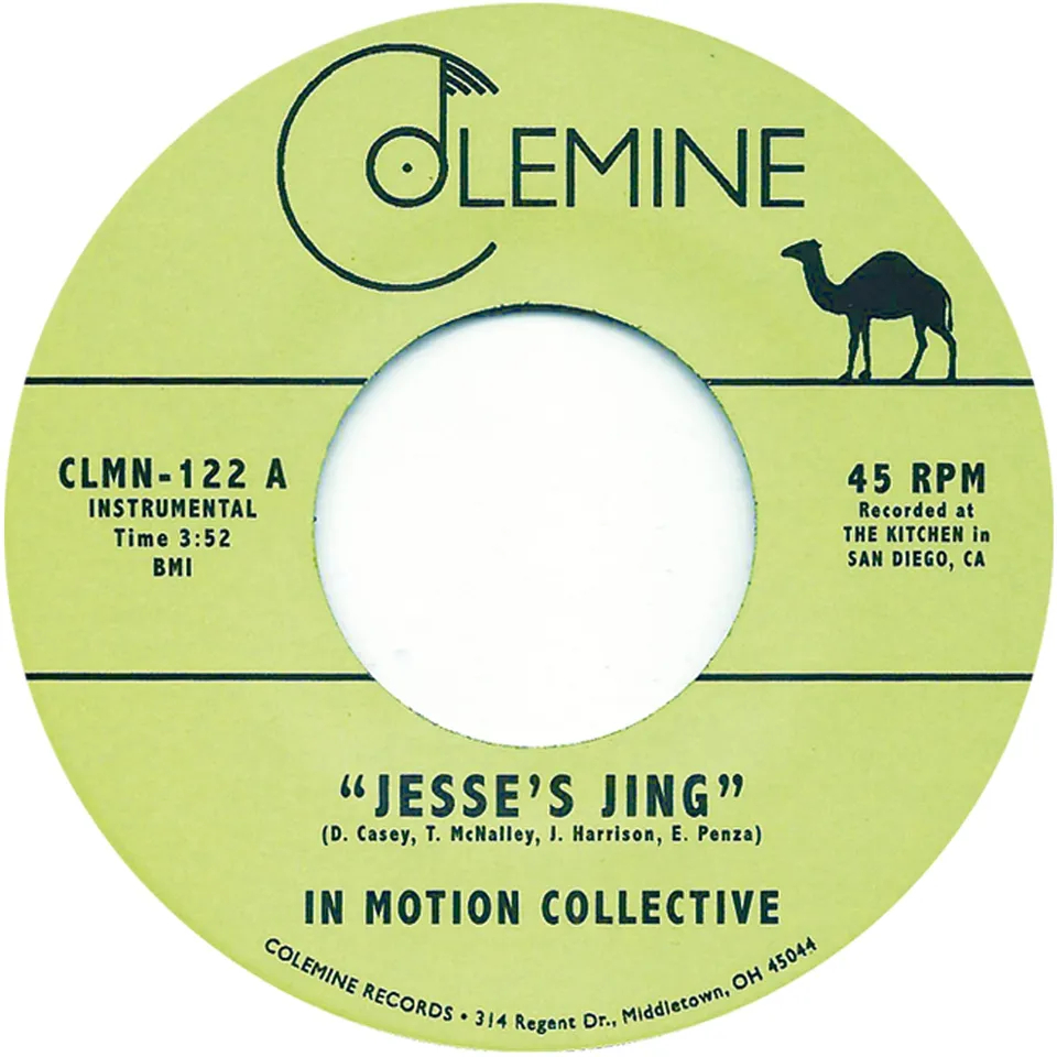 In Motion Collective Jesse's Jing 7-tommer svart vinyl singel
