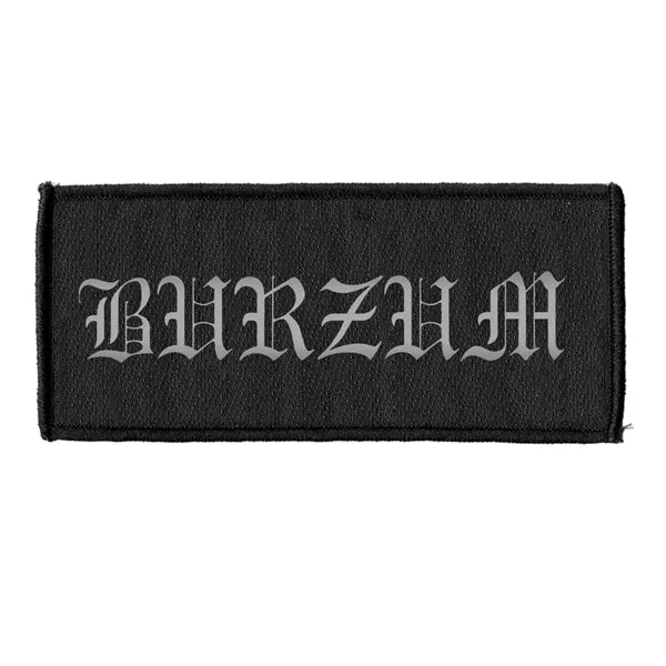 Burzum Logo stoffmerke sølv
