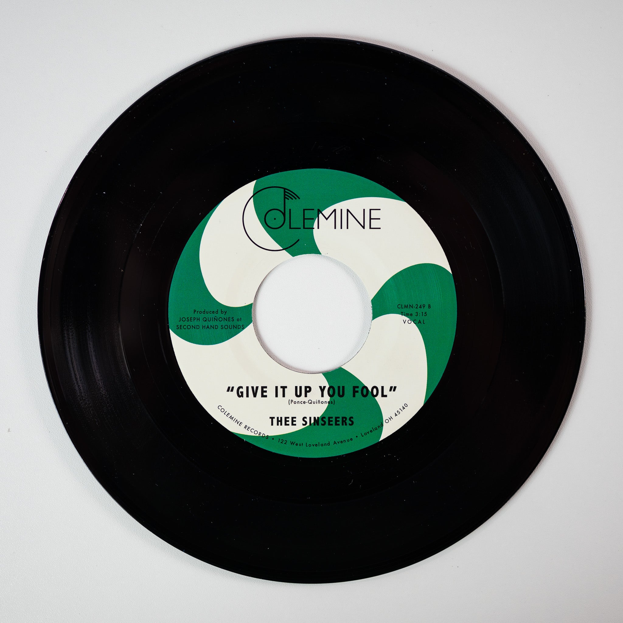 Thee Sinseers If We Try 7-tommer vinyl farge