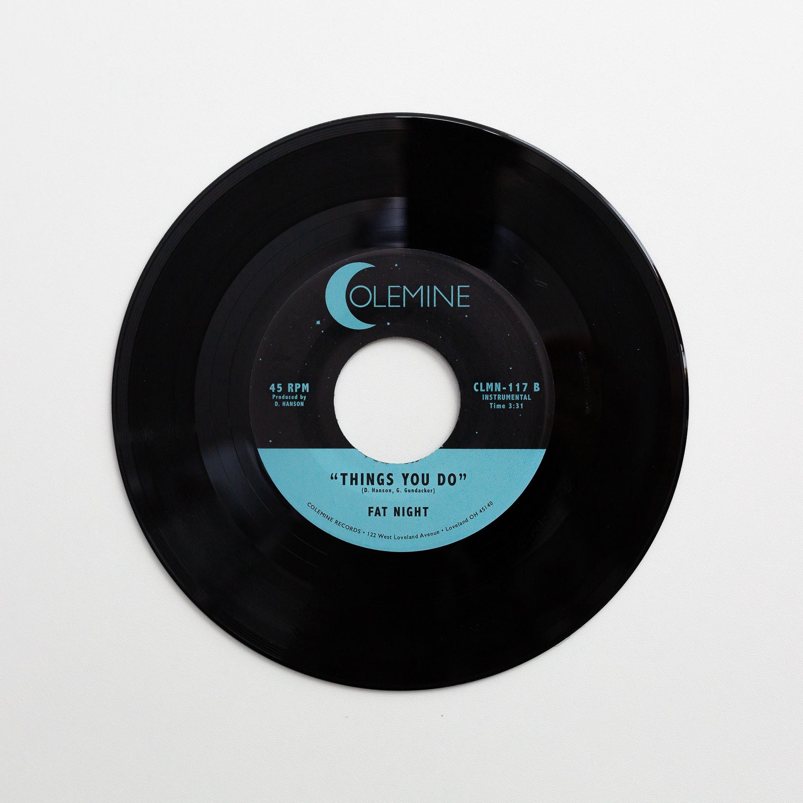 Colemine Fat Night Things You Do 7" singel svart soul
