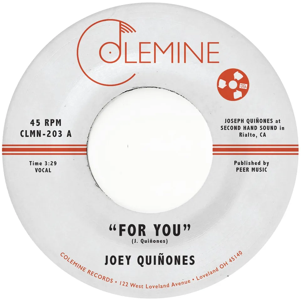 Joey Quiñones For You vinyl 7" farget reggae