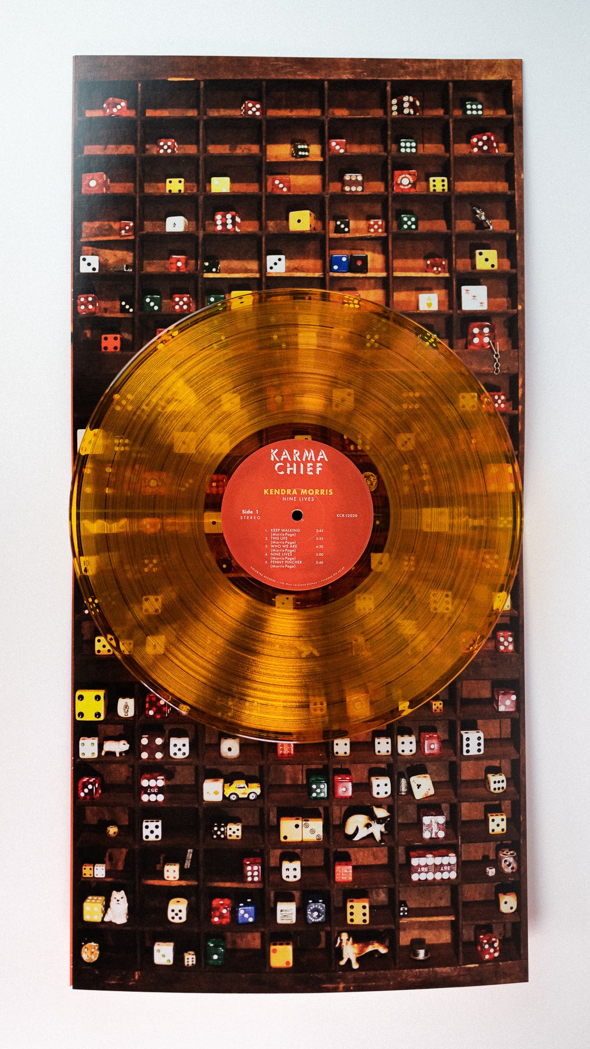 Kendra Morris Nine Lives LP translucent orange vinyl soul