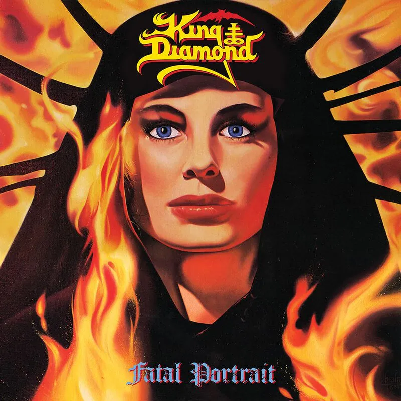 King Diamond Fatal Portrait LP svart vinyl reissue