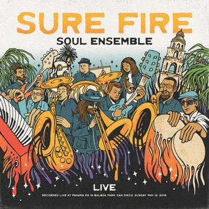 Sure Fire Soul Ensemble Live at Panama 66 LP orange swirl