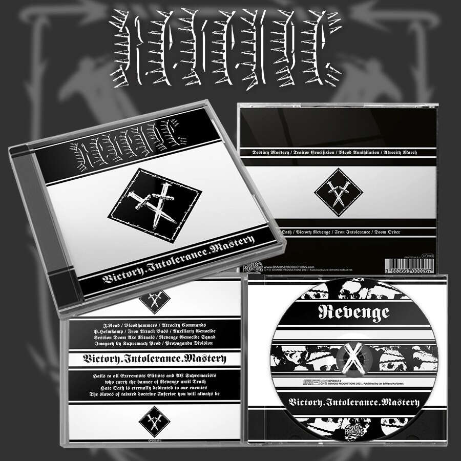 Revenge Victory.Intolerance.Mastery CD jewelcase