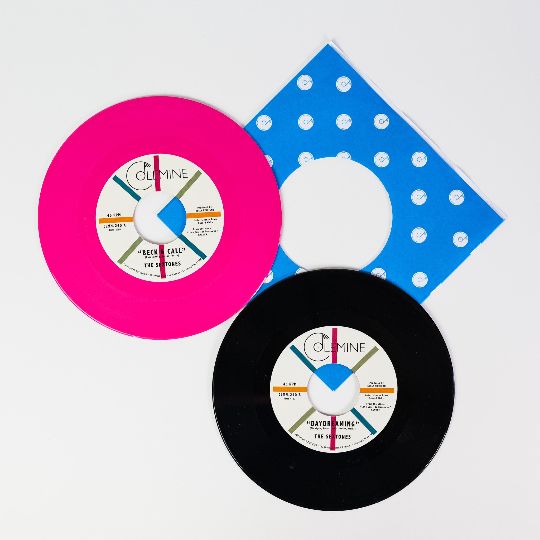 Colemine The Sextones Beck & Call vinylsingel rosa 70s-soul