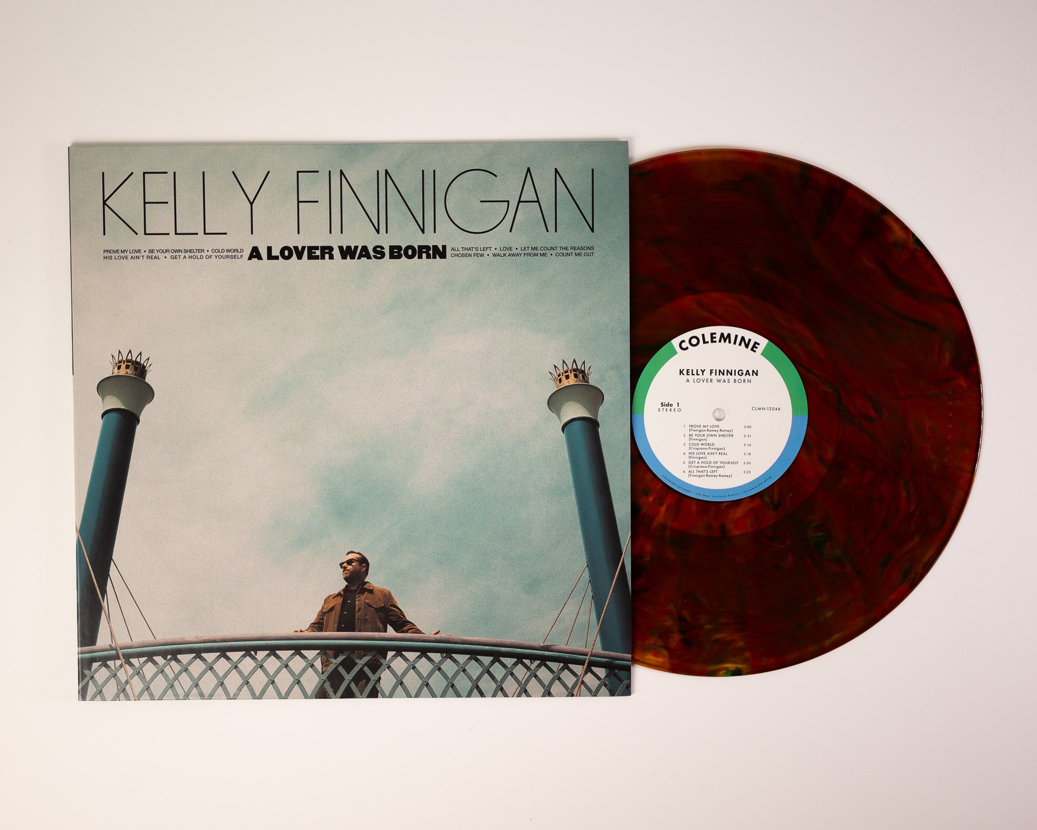 Kelly Finnigan A Lover Was Born vinylplate cyanblå soul
