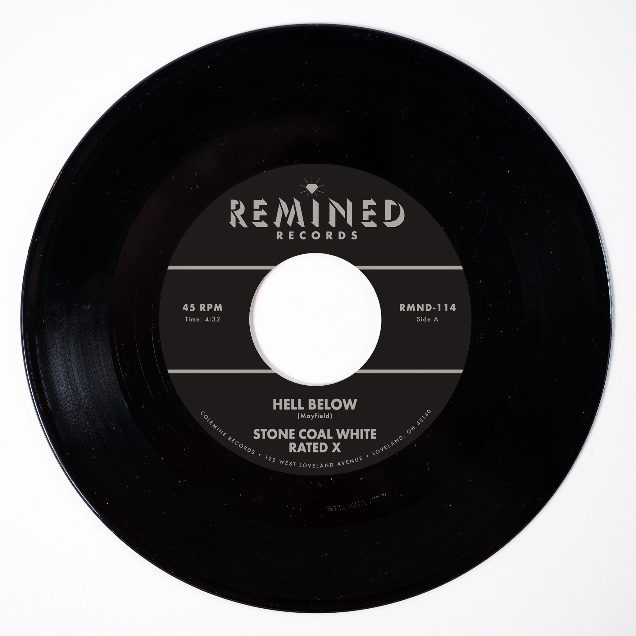 Stone Coal White Hell Below 7" singel rød vinyl