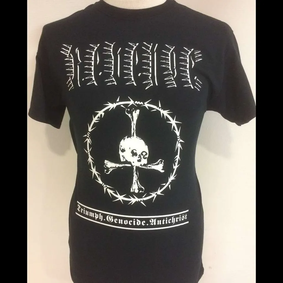 Revenge Triumph Genocide Antichrist t-skjorte