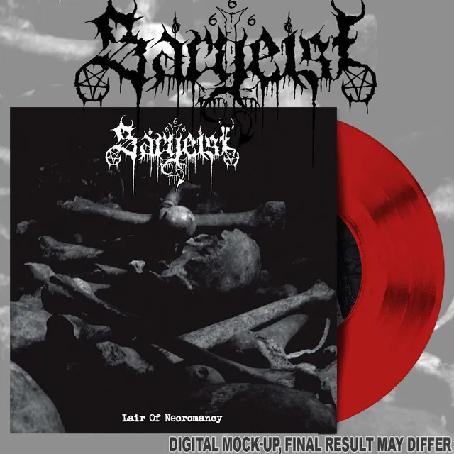 Sargeist Lair Of Necromancy 7" EP rød vinyl