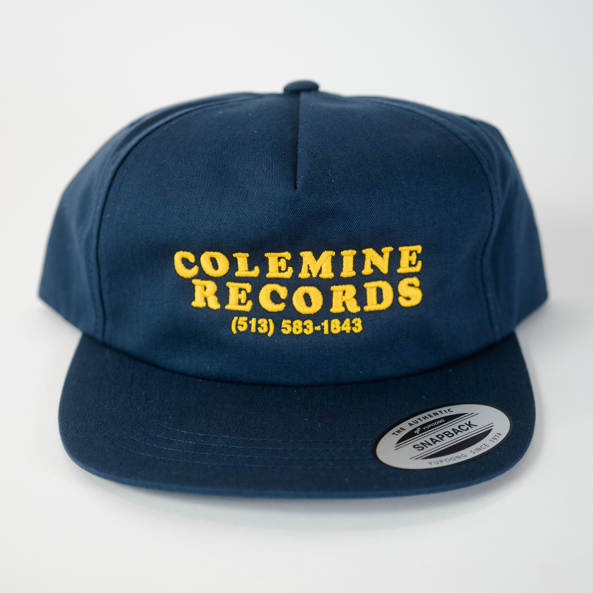 Colemine Phone Number caps snapback marineblå