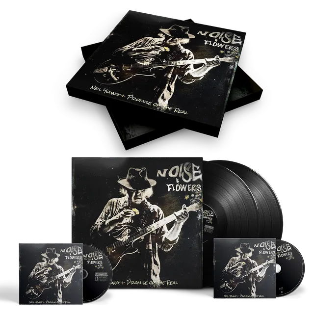 Neil Young Noise & Flowers Deluxe vinylboks LP CD Blu-ray