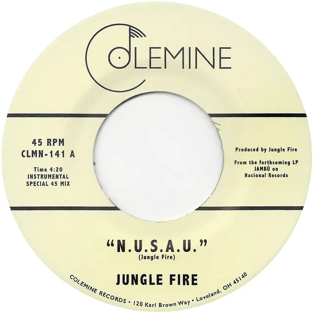 Jungle Fire N.U.S.A.U. 7" singel grønn vinyl