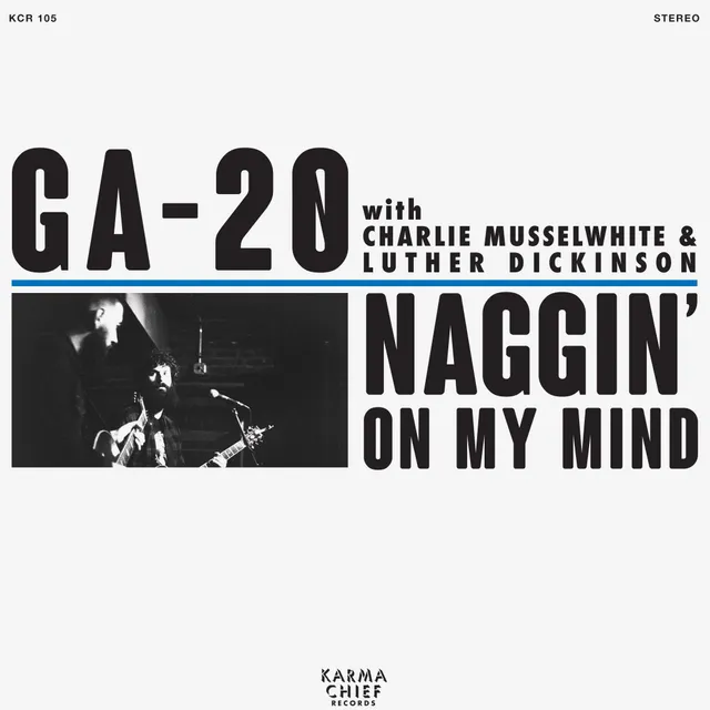 GA-20 Naggin On My Mind vinylsingel blå 7-tommer blues