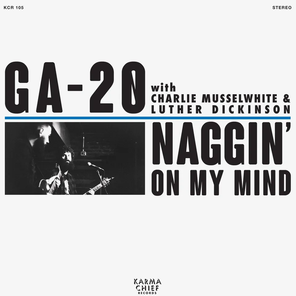 GA-20 Naggin On My Mind vinylsingel blå 7-tommer blues