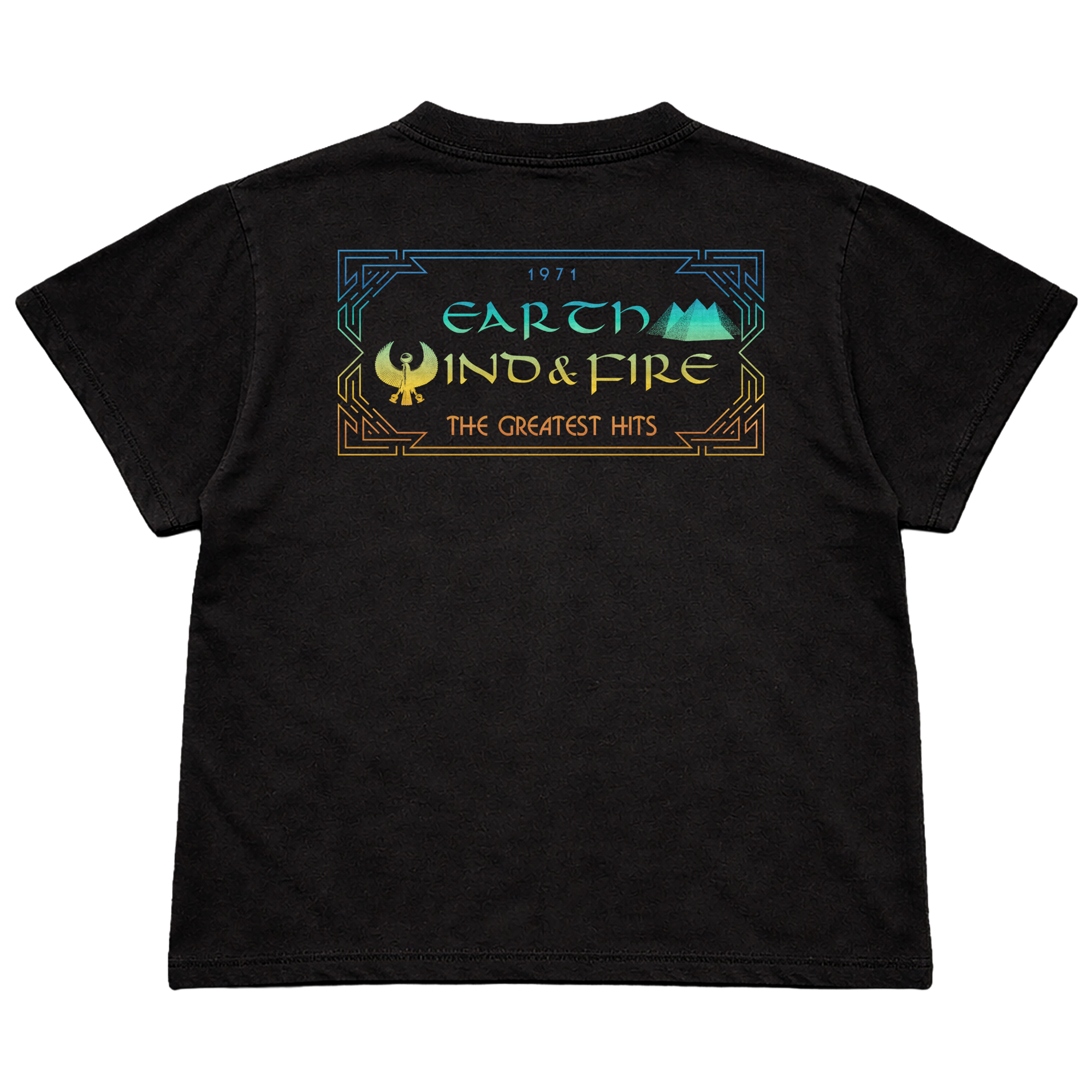 Earth, Wind & Fire Greatest Hits t-skjorte svart unisex