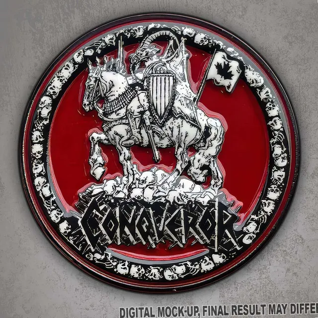 Conqueror War Cult Supremacy pin metallmerke