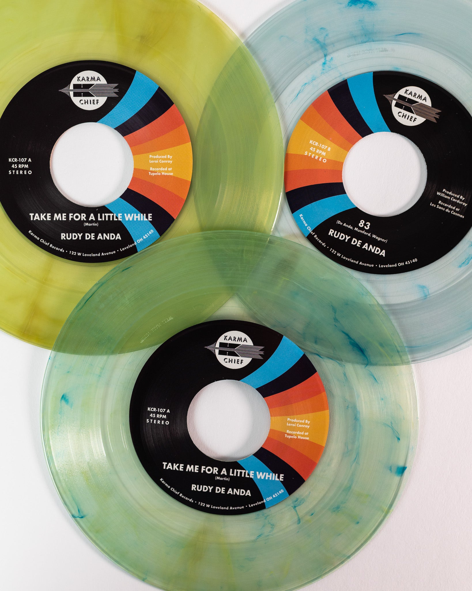 Rudy De Anda Take Me For A Little While 45 farget latin-soul