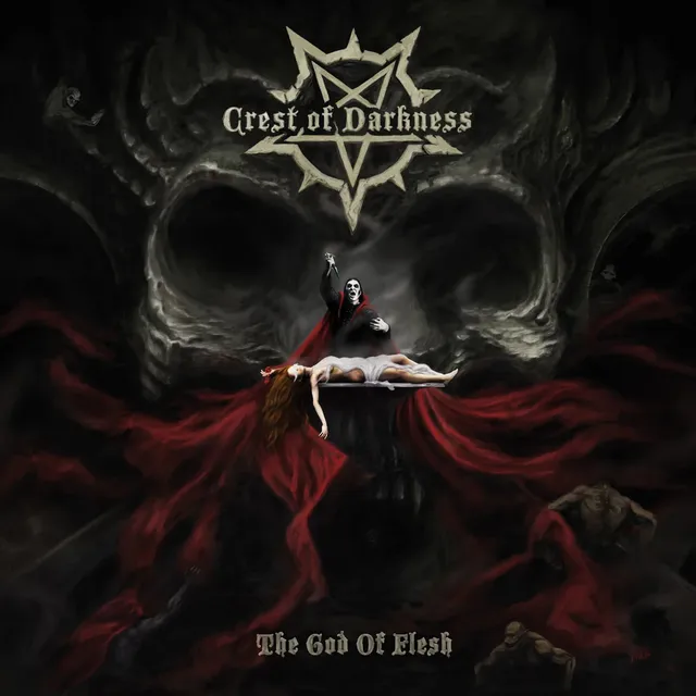 Crest of Darkness The God of Flesh LP svart vinyl