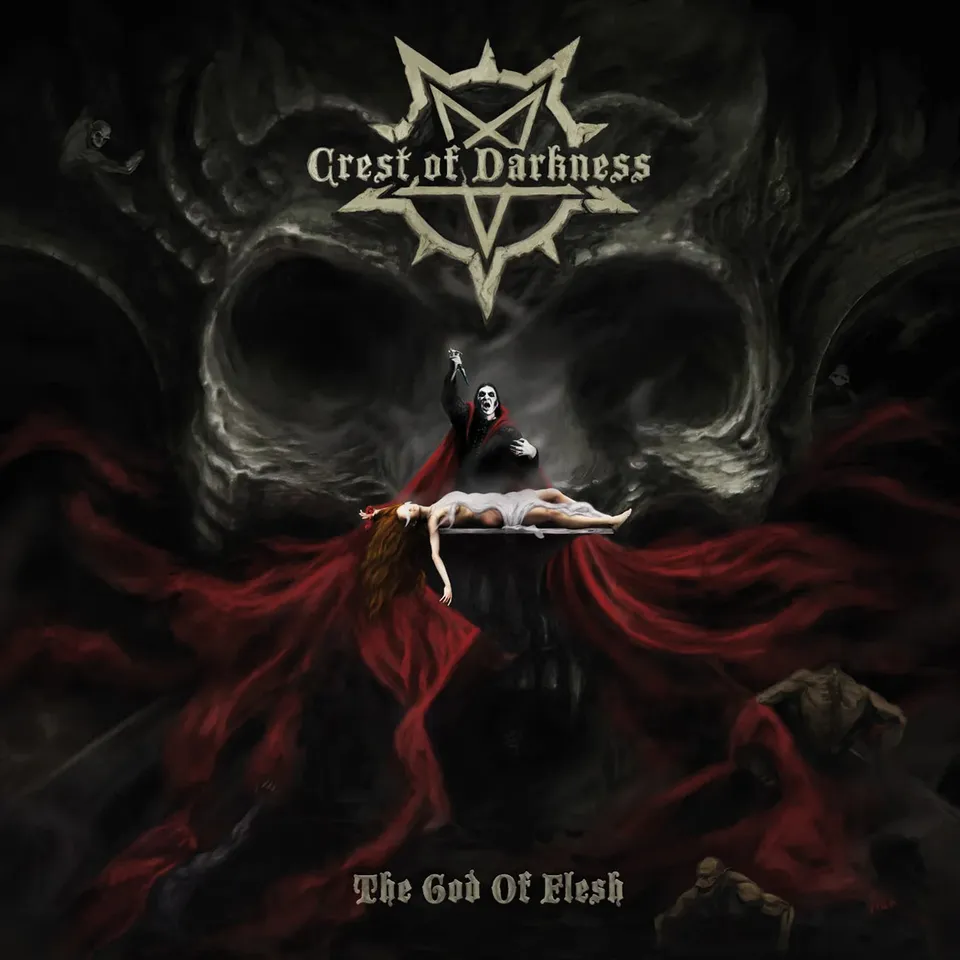 Crest of Darkness The God of Flesh LP svart vinyl