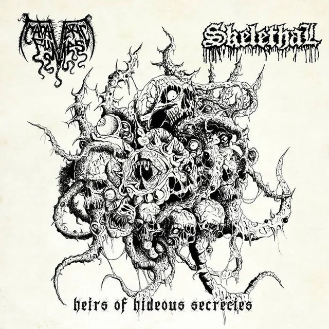 Skelethal Cadaveric Fumes Heirs Of Hideous Secrecies 7" EP