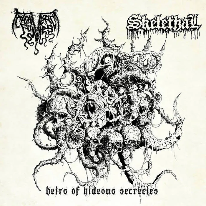 Skelethal Cadaveric Fumes Heirs Of Hideous Secrecies 7" EP
