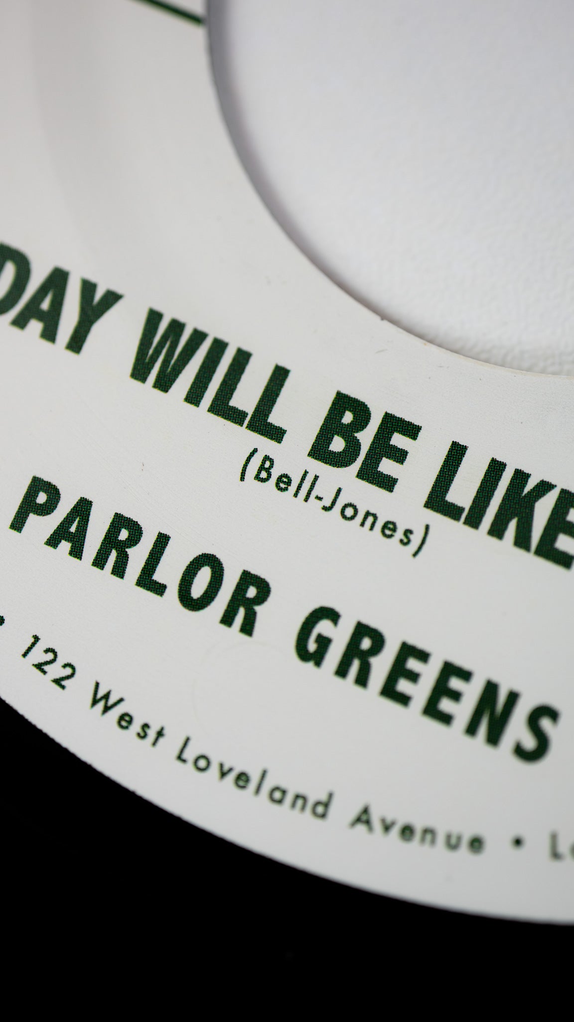 Colemine Parlor Greens Auld Lang Syne vinylsingel grønn jul