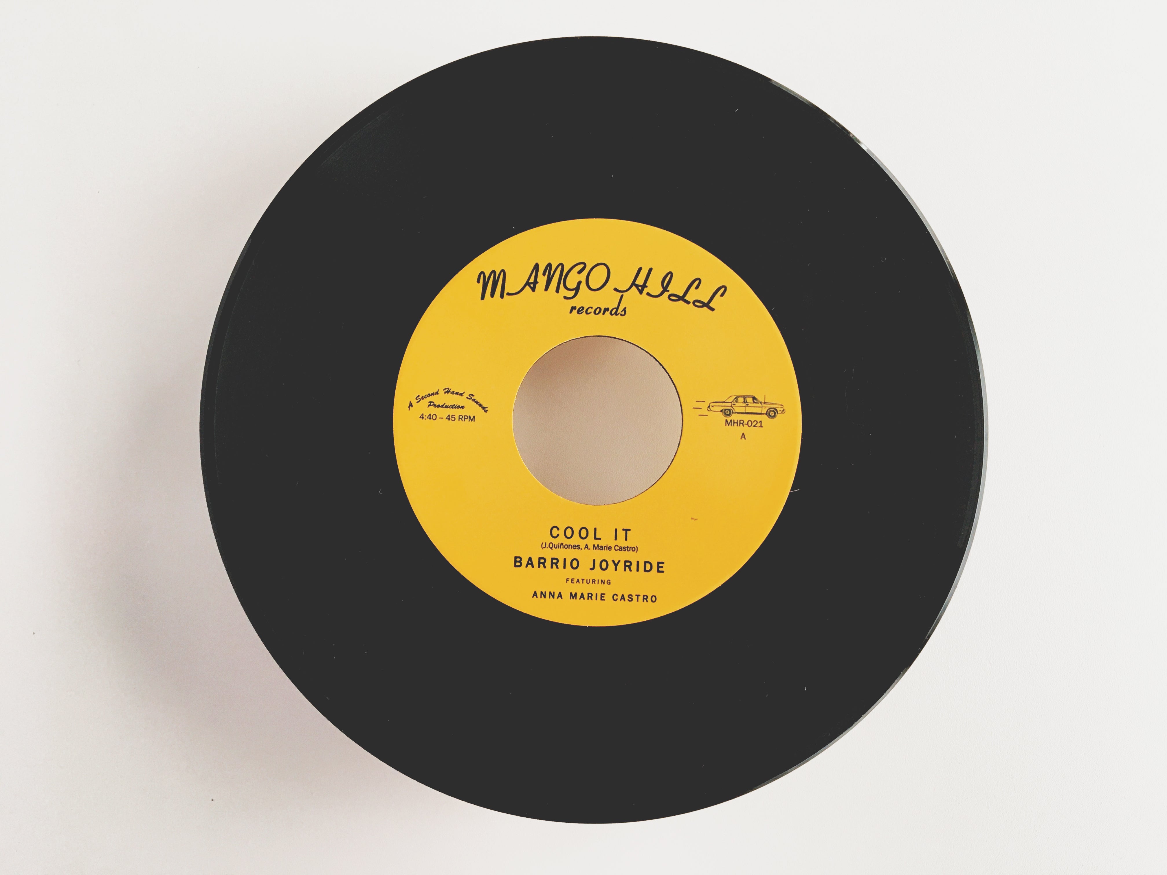Barrio Joyride Cool It MHR021 7" vinylsingel svart vinyl funk