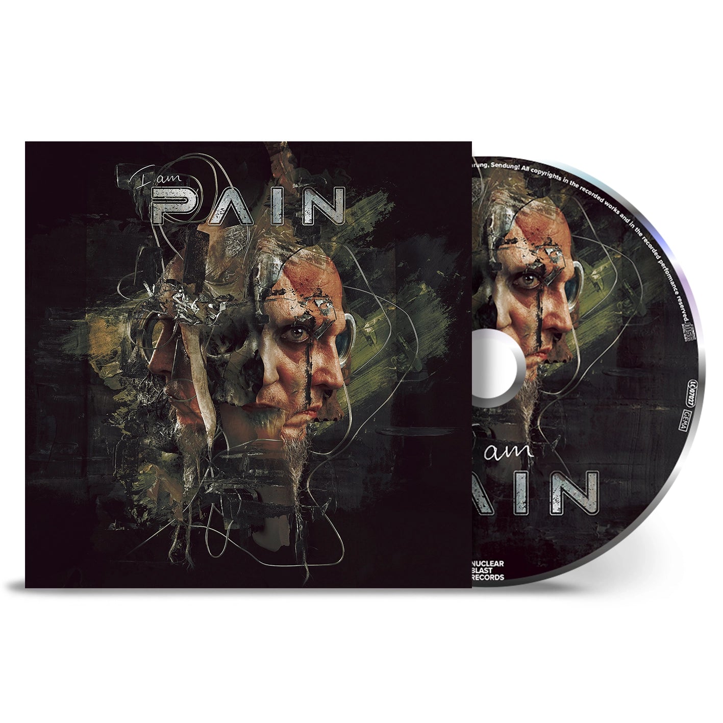 Pain I Am CD industrial metal jewelcase