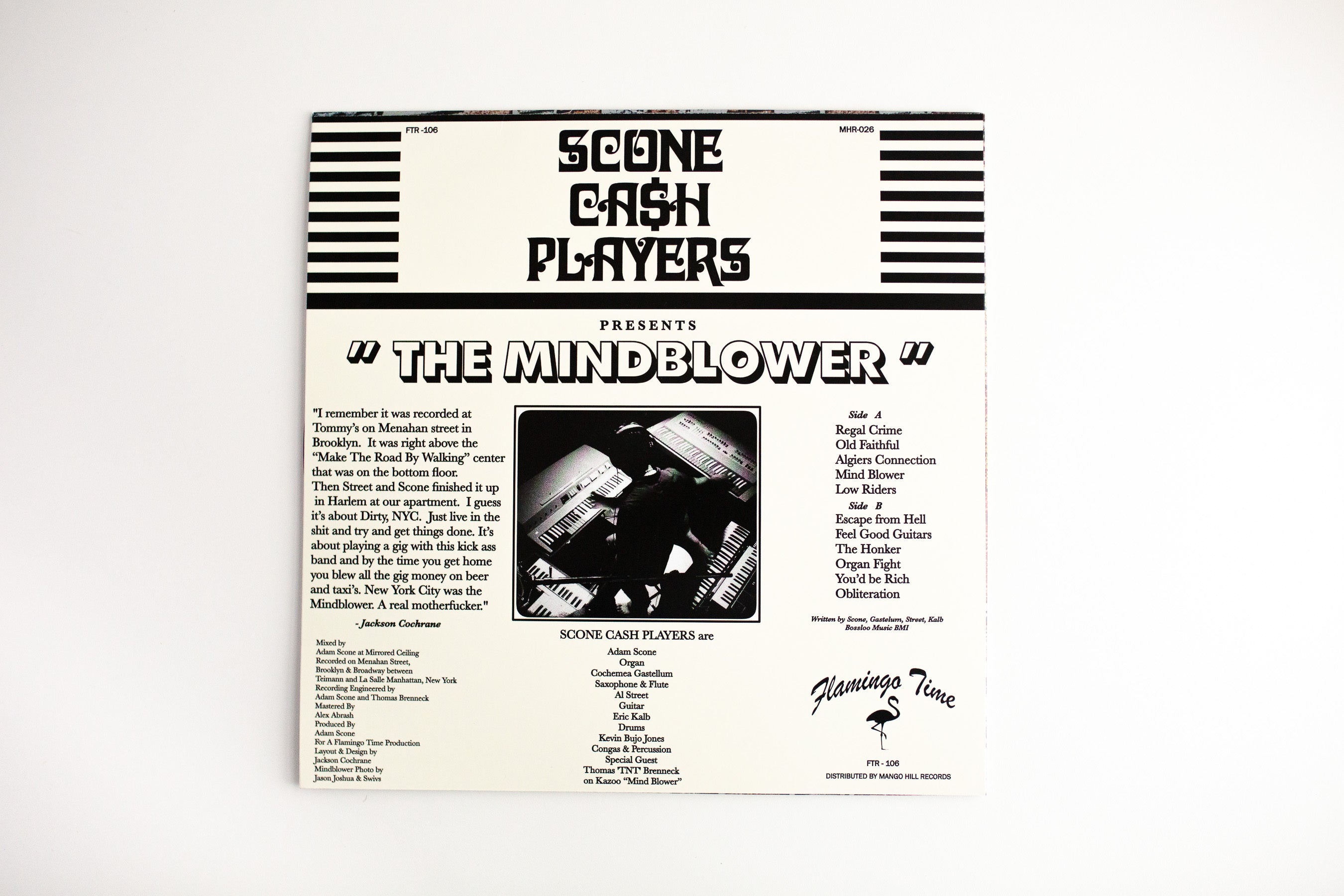Scone Cash Players The Mind Blower LP signert fargevinyl