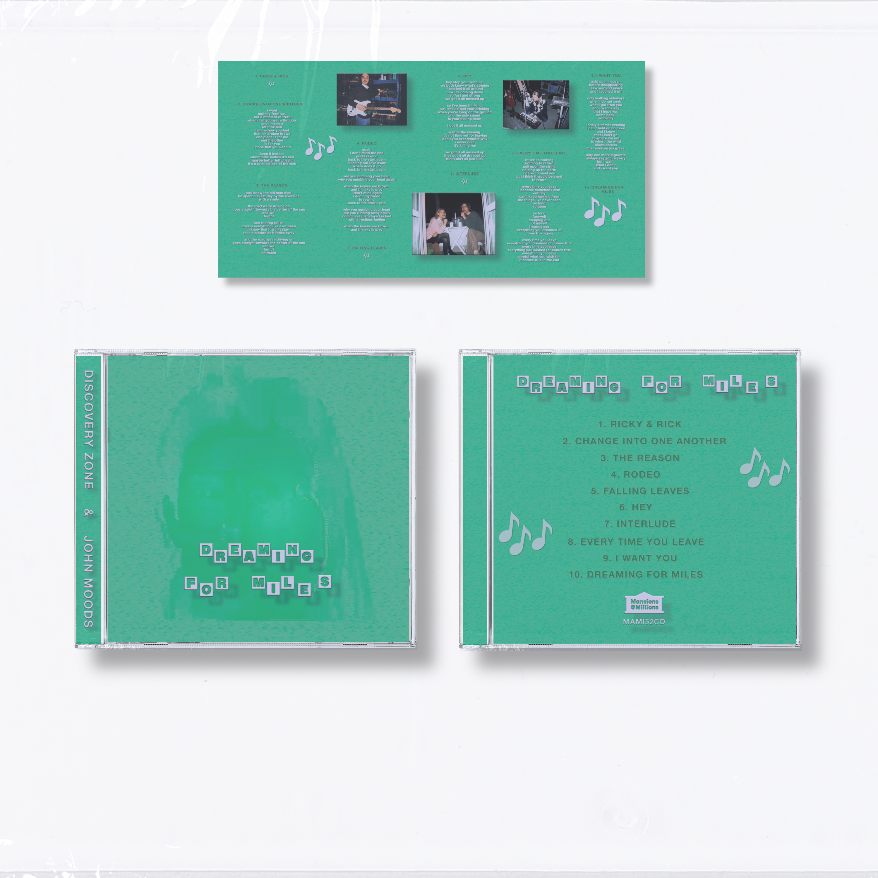 Mansions and Millions Discovery Zone John Moods Dreaming CD