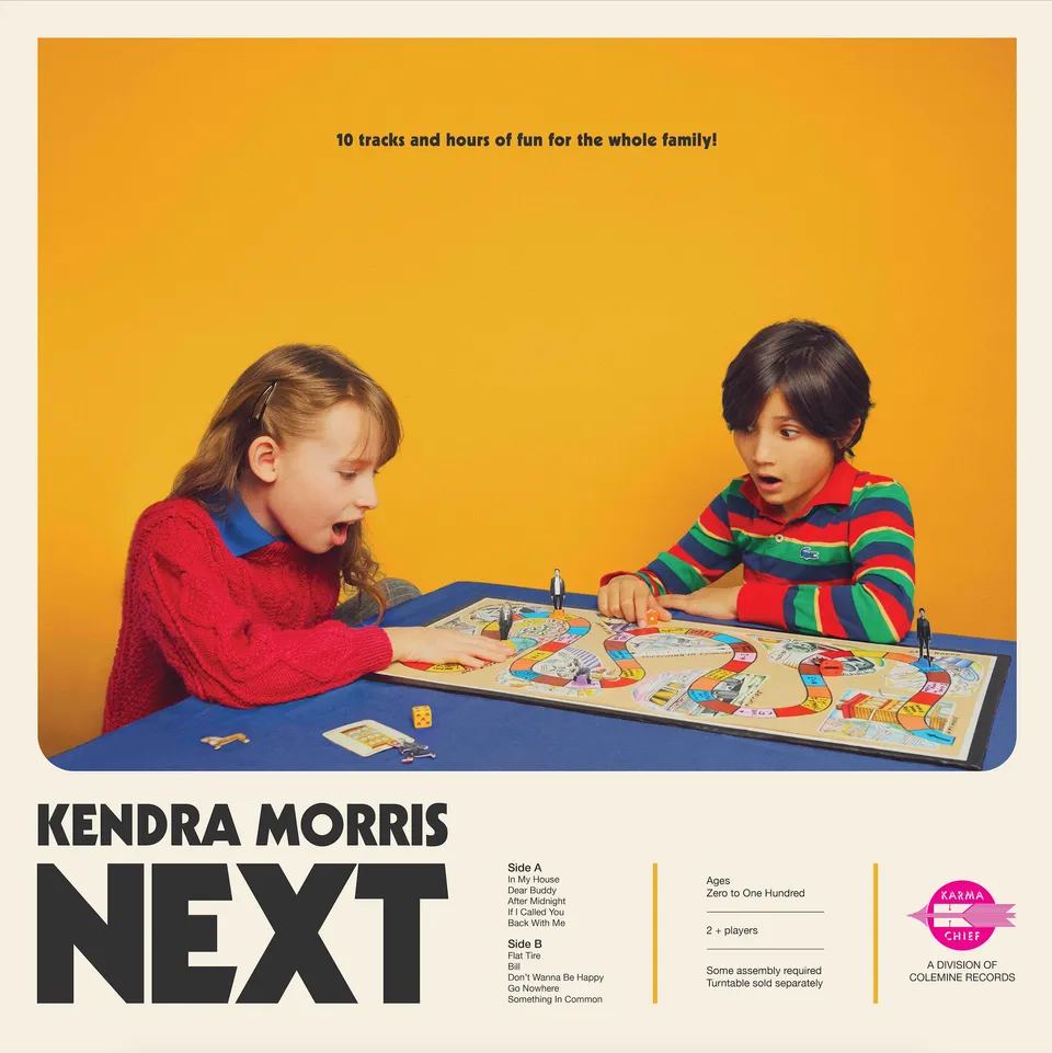 Kendra Morris Next LP vinylplate blue yellow galaxy swirl soul