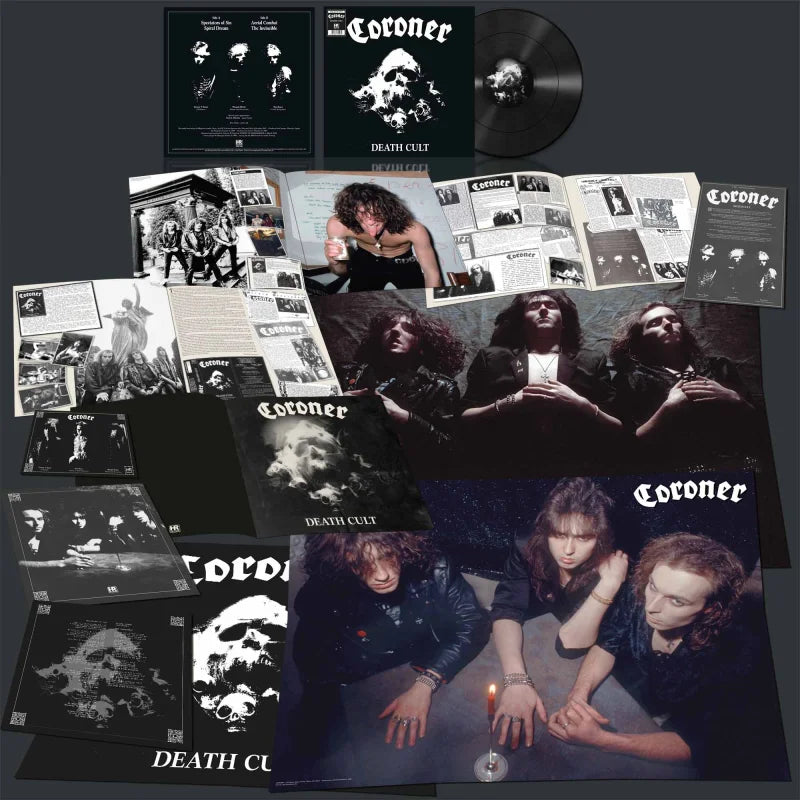 Coroner Death Cult LP thrash metal demo