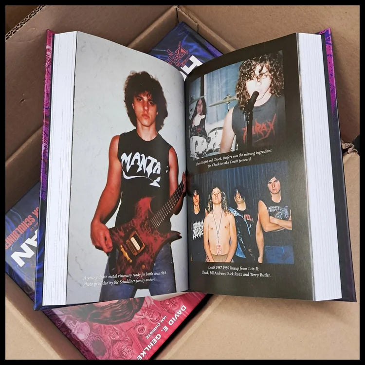 Decibel Books Born Human Chuck Schuldiner bok nytrykk 2026