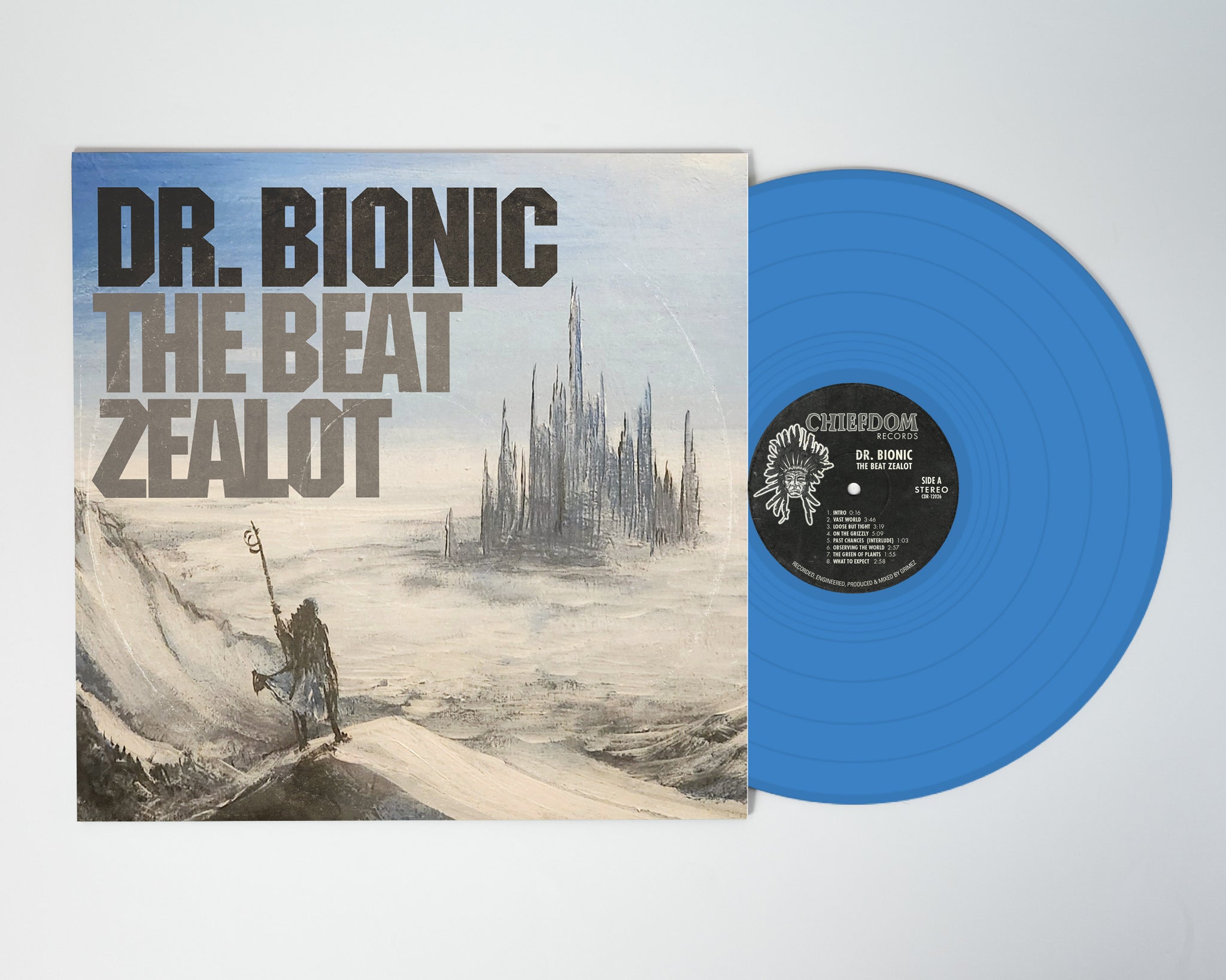 Doctor Bionic Beat Zealot LP hvit vinyl hip-hop