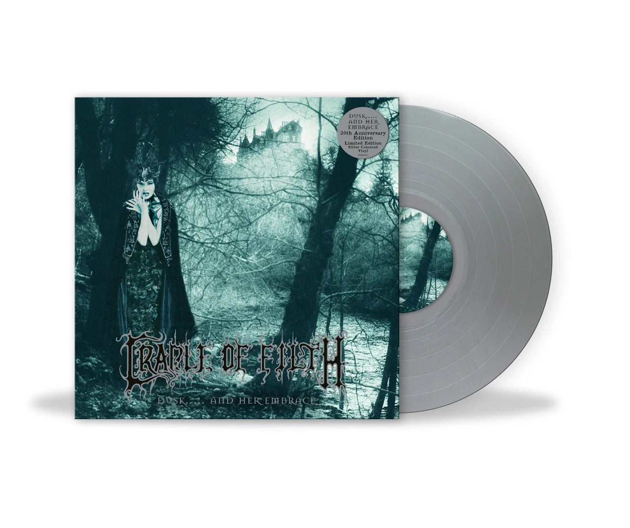 Cradle Of Filth Dusk And Her Embrace LP sølvvinyl