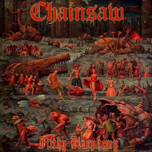 Chainsaw Filthy Blasphemy CD black thrash