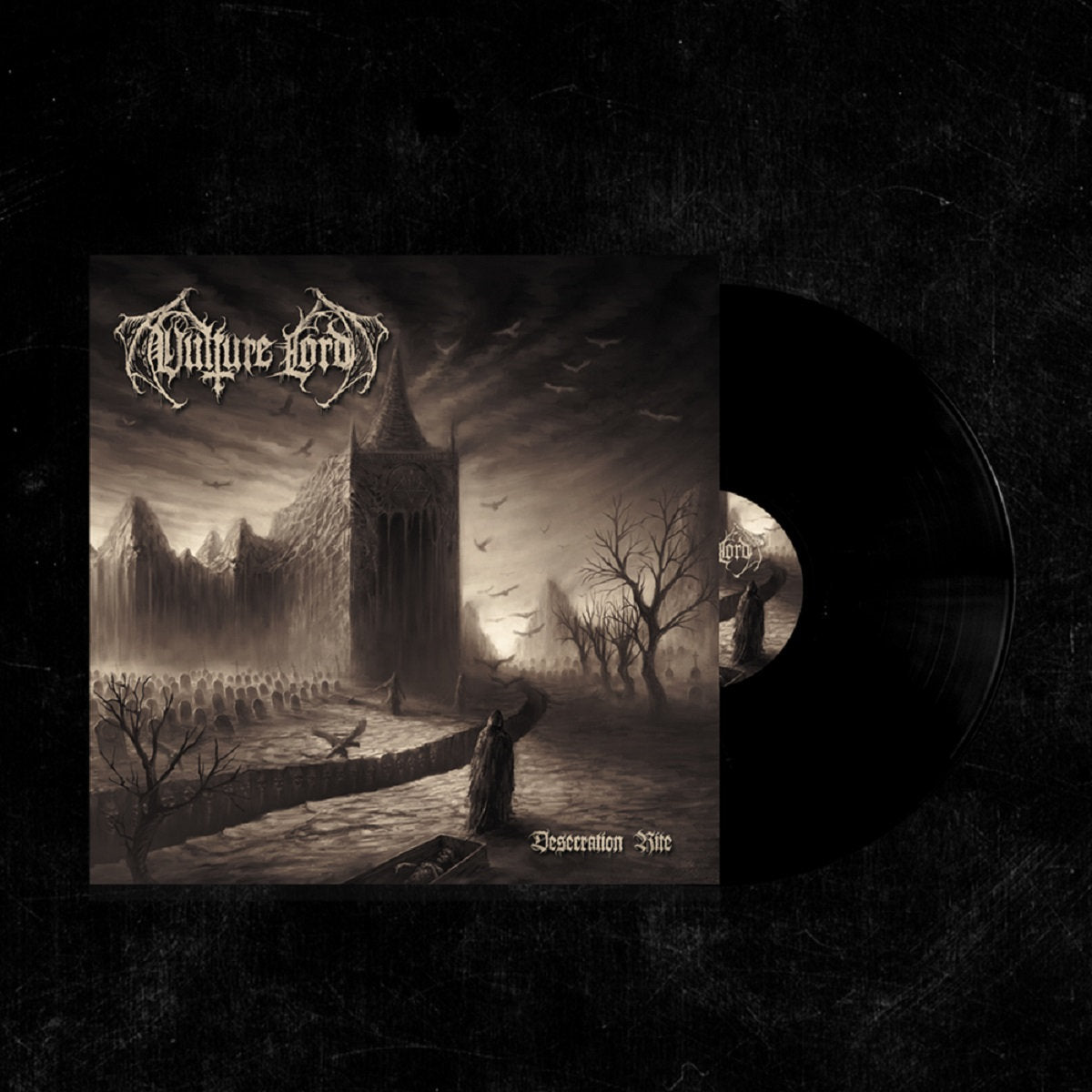 Vulture Lord Desecration Rite vinyl LP black metal