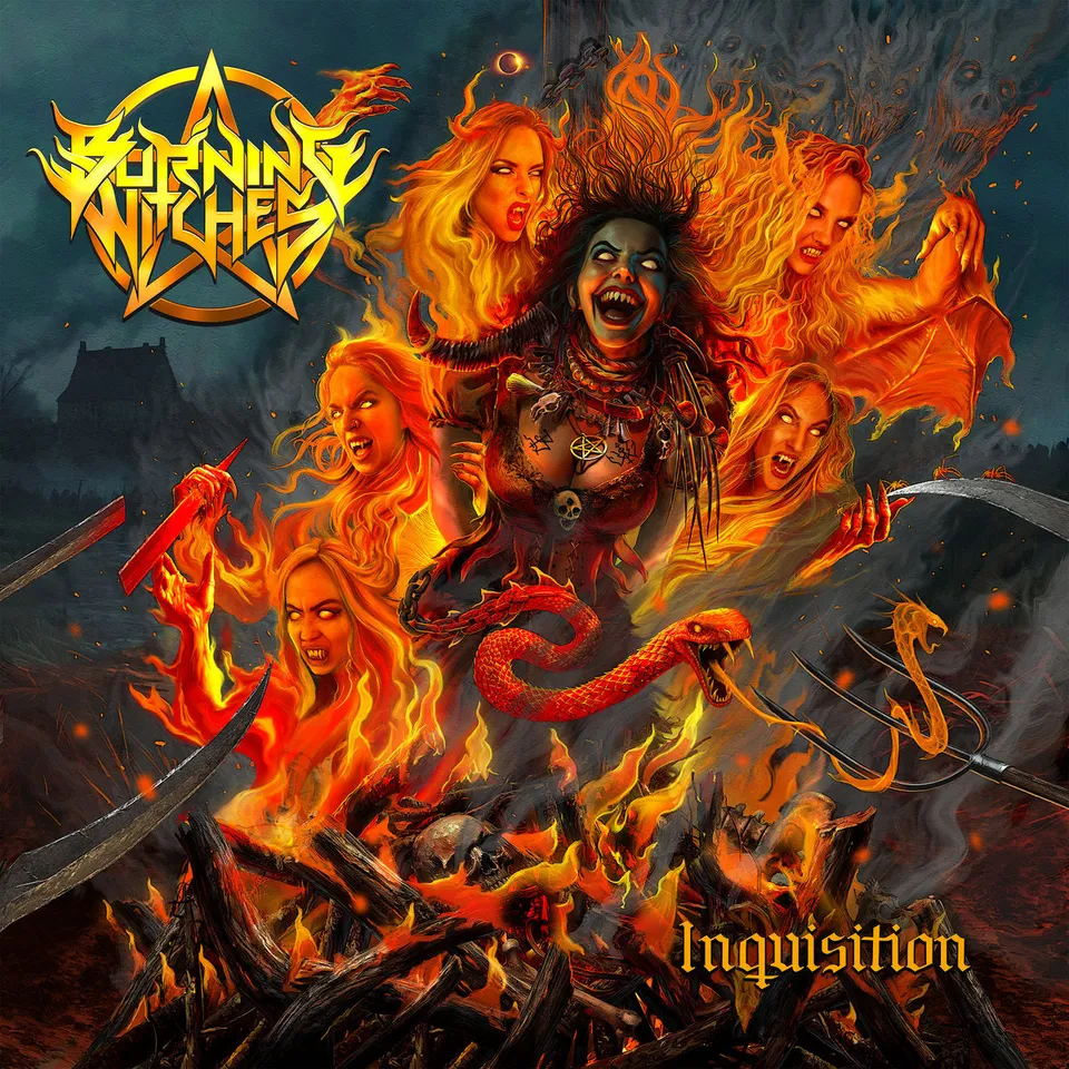 Burning Witches Inquisition LP vinylplate