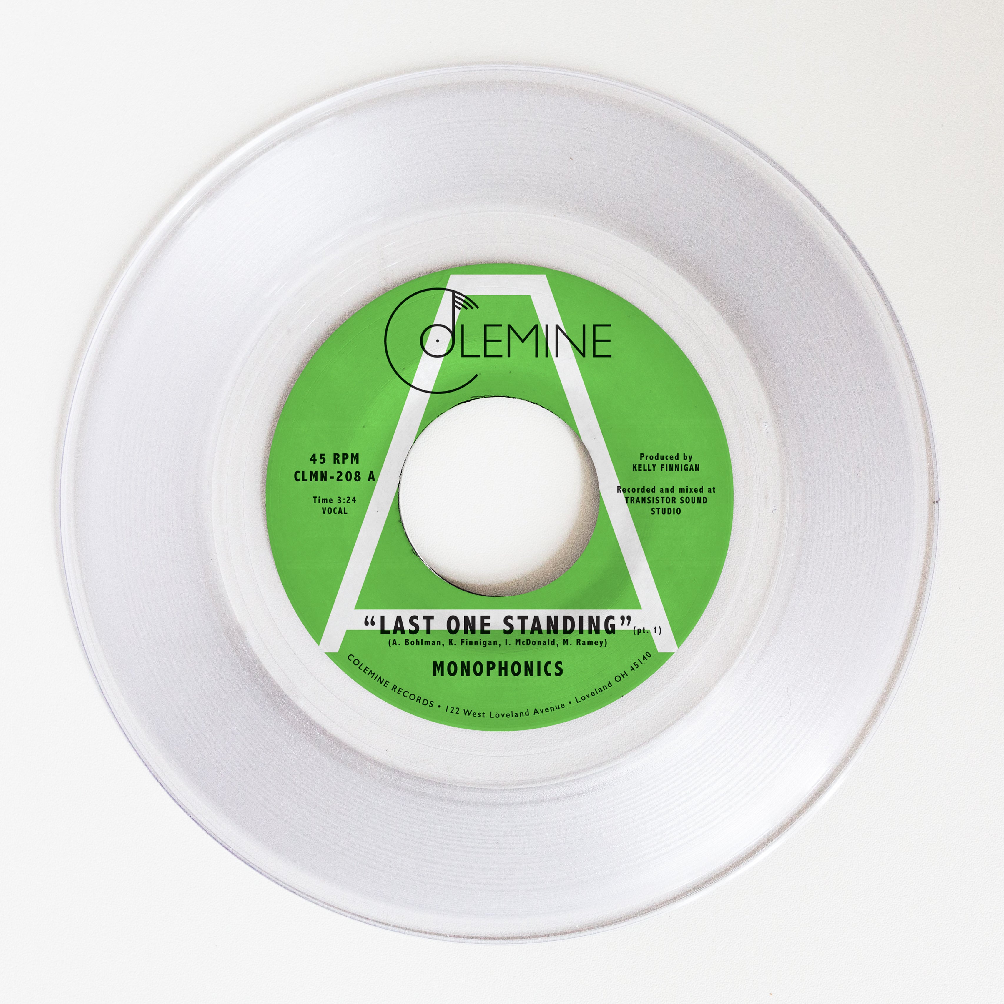 Monophonics Last One Standing 7-tommer svart vinyl