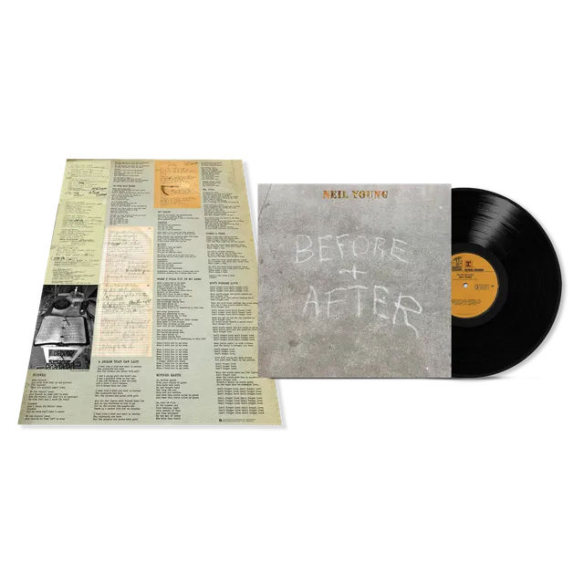 Neil Young Before and After LP vinylplate