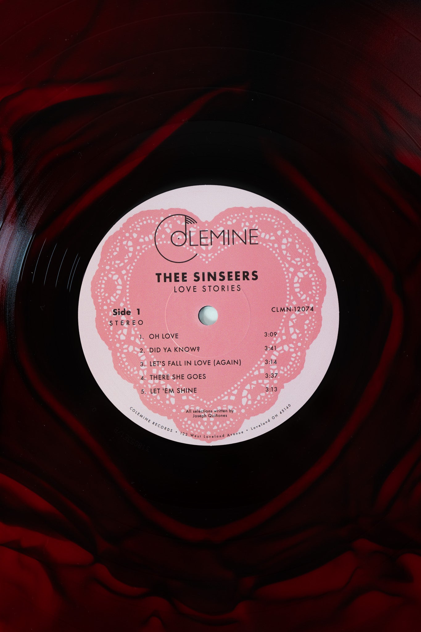 Colemine Thee Sinseers Love Stories vinyl LP soul
