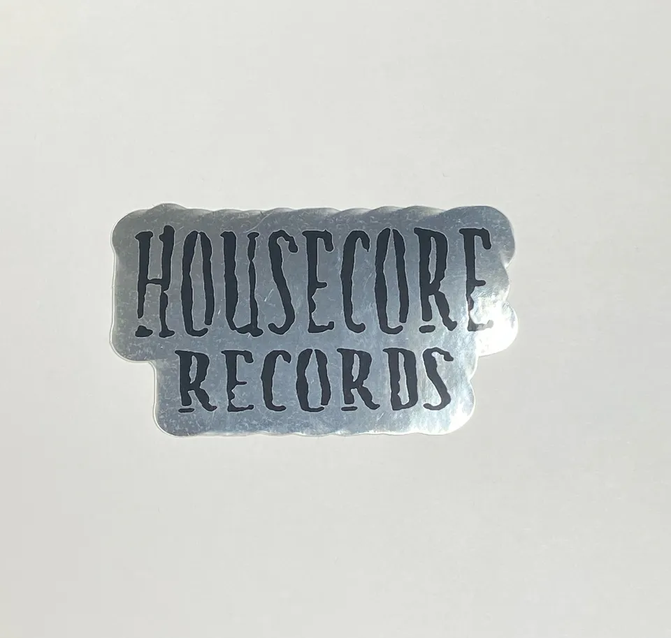 Housecore Records reflective klistremerke speil