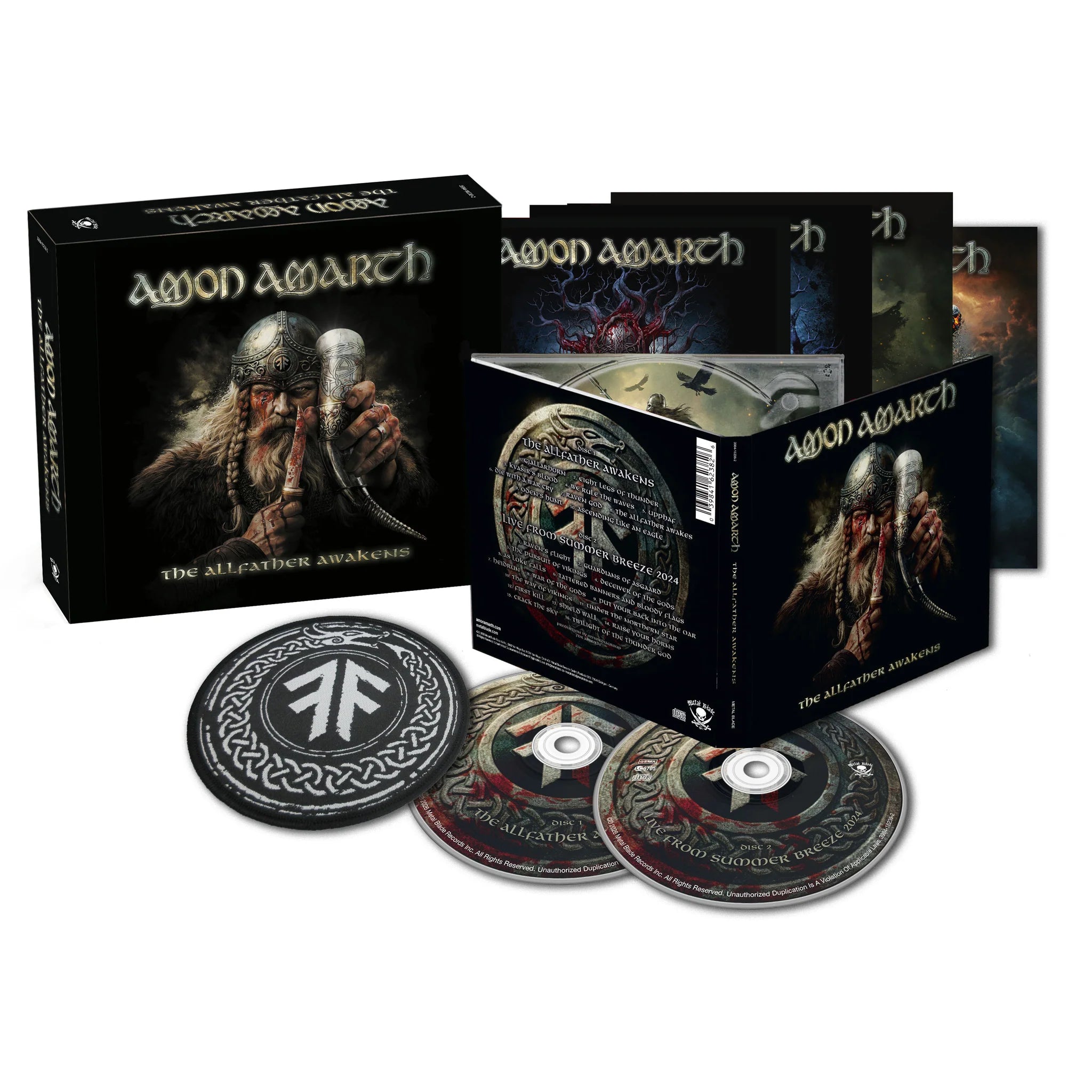 Amon Amarth The Allfather Awakens 2CD boks eksklusiv