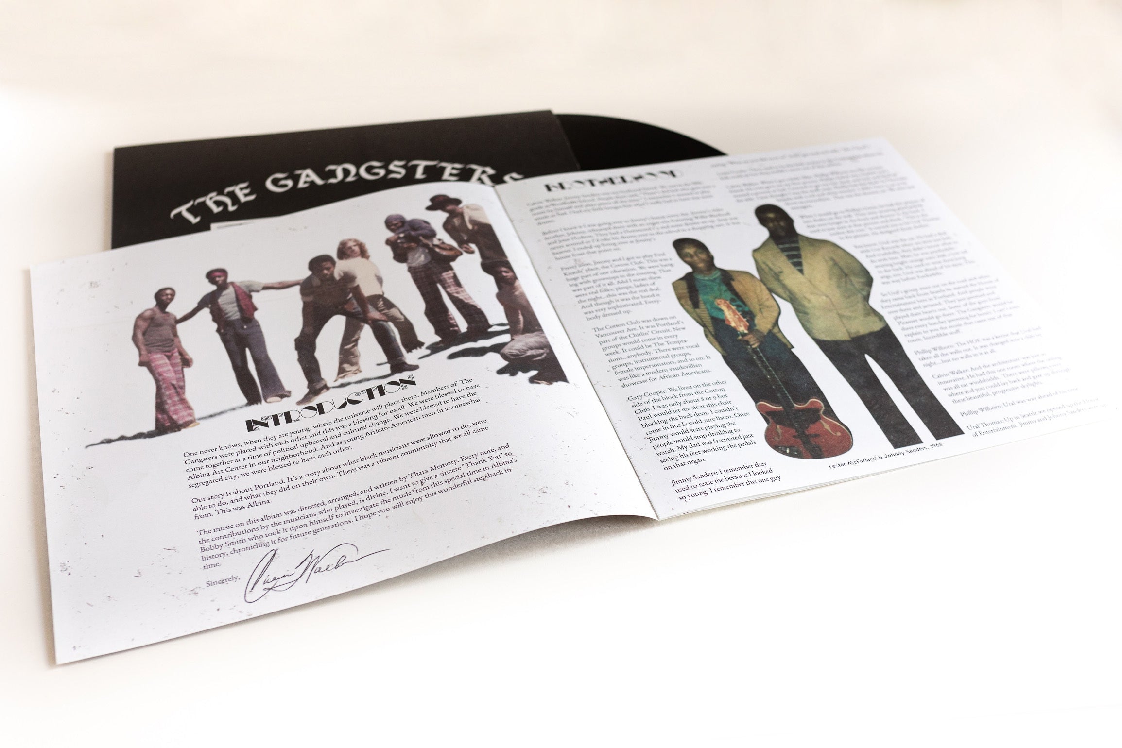 The Gangsters The Gangsters LP vinyl jazz-funk Portland