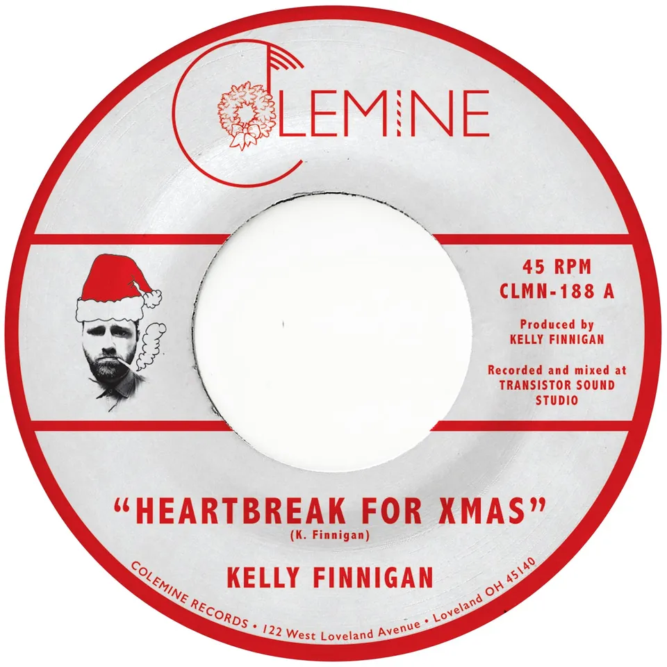 Kelly Finnigan Heartbreak For Christmas vinylsingel grønn 7-tommer soul