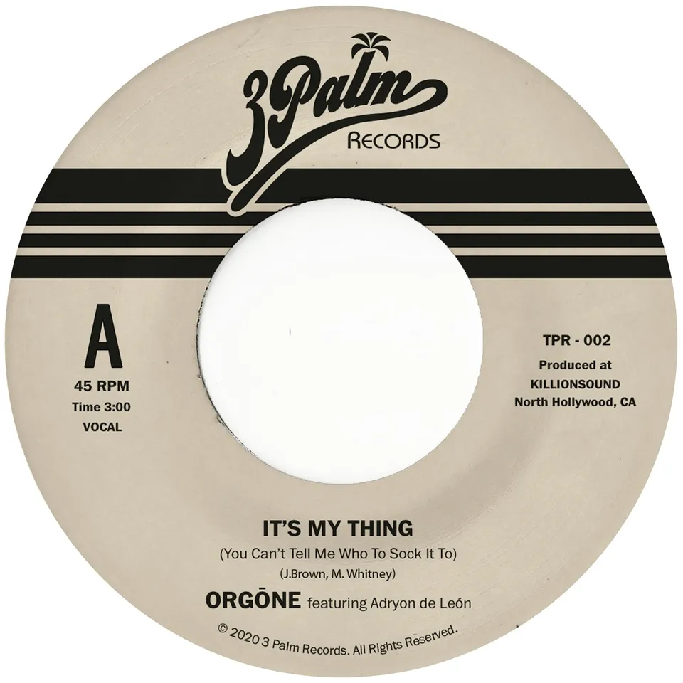 Orgone It's My Thing 7-tommer lyseblå vinyl funk