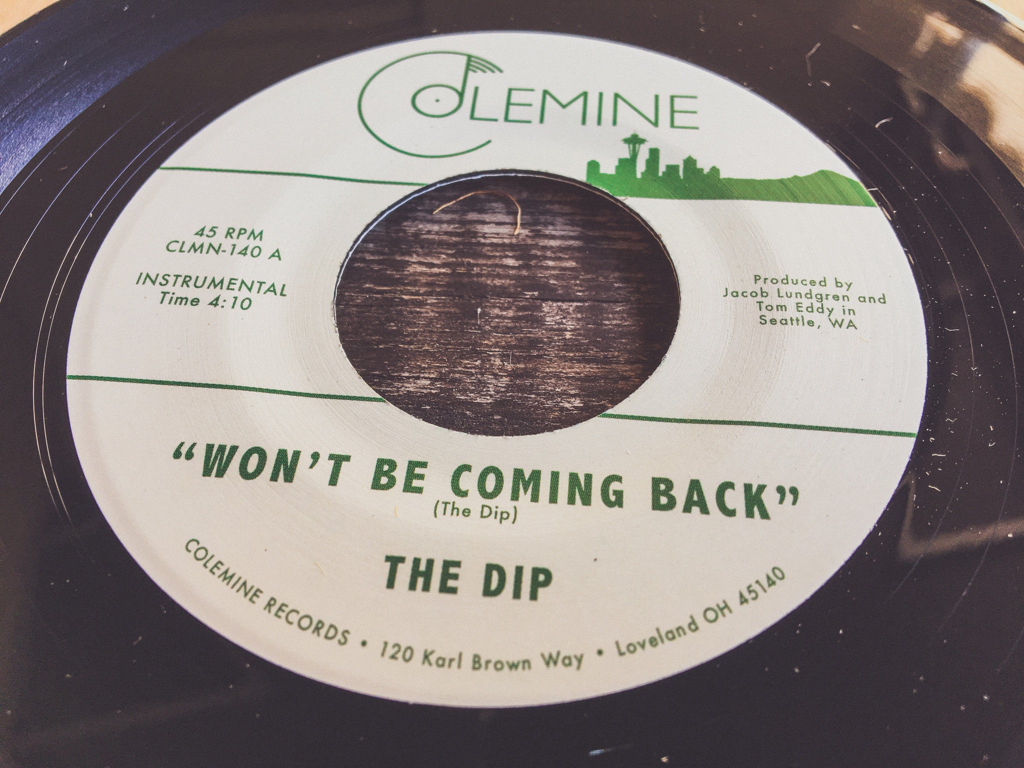 The Dip Won't Be Coming Back 7-tommer singel