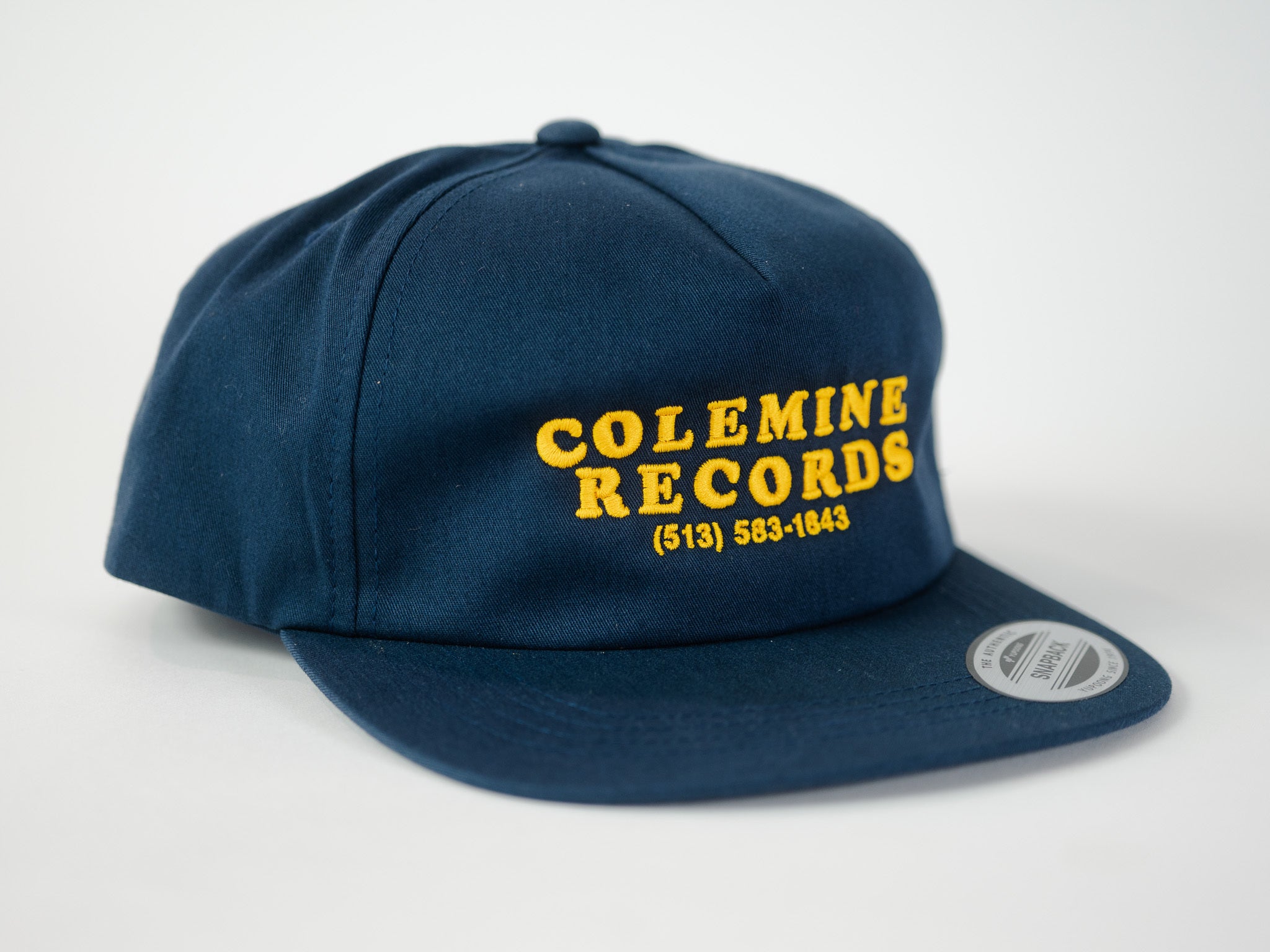 Colemine Phone Number caps snapback marineblå